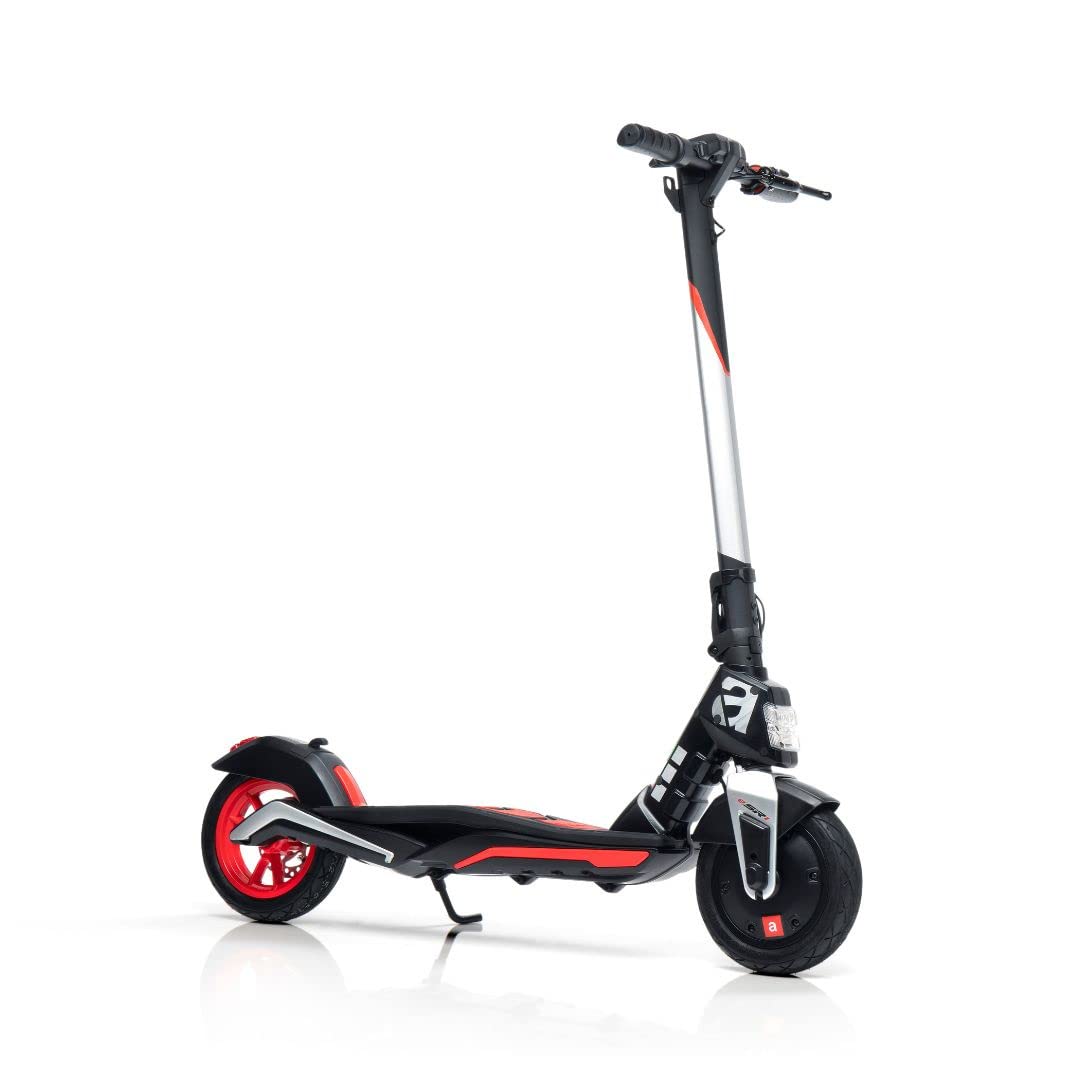 Aprilia, eSR1, Trottinette Électrique, Moteur 350W, Châssis en Magnésium, Noir/Rouge