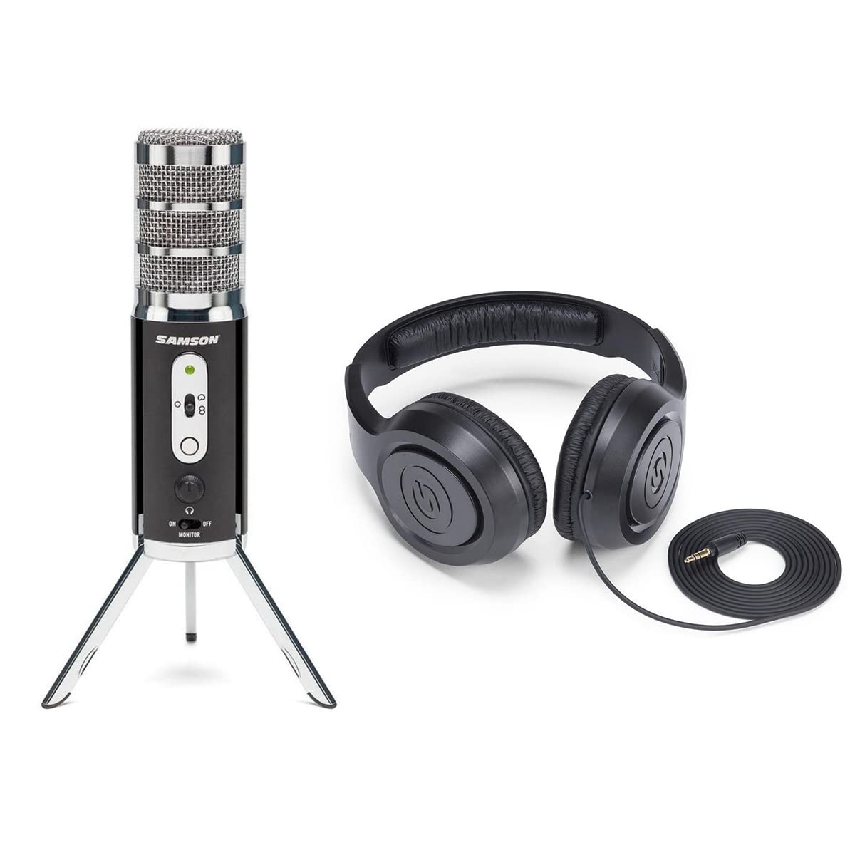 Samson Satellite iOS/USB Microphone with SR350 Headphones