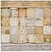 French Industrial Paper Stash by Tim Holtz Idea-ology, 36 Sheets, Double-Sided Cardstock, Various Sizes, Multicolored, TH93052