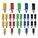 Produktbild Senven 30 Stücke beruf Bananenstecker, 4mm Bananenstecker Binding Terminal Jack, bananen adapter, bananen typ panel buchsen - 5 Farbe