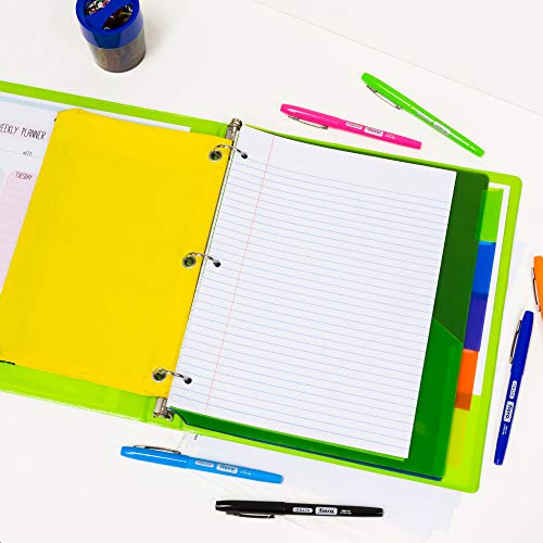 BAZIC College Ruled 100 Sheets Filler Paper, 3 Hole Punched Lined Filler Papers, for 3-Ring Binders Writing Office College Student, 1-Pack - Thumbnail 3