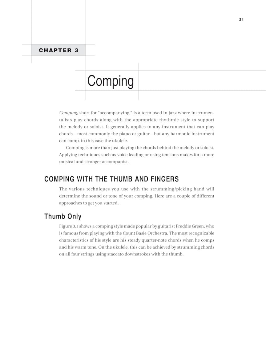 COMPING SOLOING & CHORD MELODIES (JAZZ UKULELE)