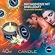 MY.SIZE Massagekerze Vanille 40 ml | Entspannende Aroma-therapie Kerze | Deutsche Qualität | Kokosöl & natürliche Rohstoffe | Wellness, Geschenkidee