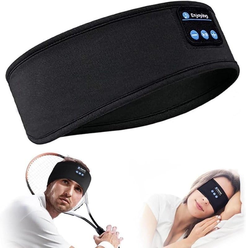 Bluetooth Music Headband Wireless Sleep Headphones with Built-in Speakers & Microphone, Sports Headband for Sleeping, Yoga, Running & Travel-picture-41