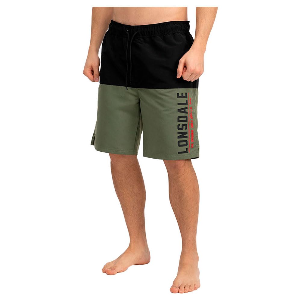 Lonsdale London HAYLING Männer Short Oliv/schwarz Basics, Casual Wear, Streetwear