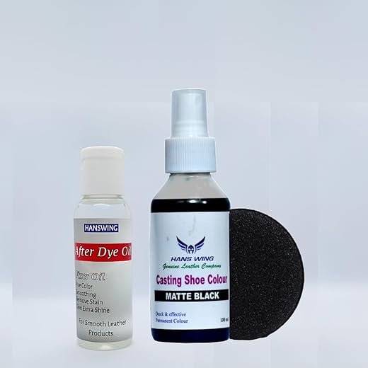 Leather Shoe Dye Matt Black