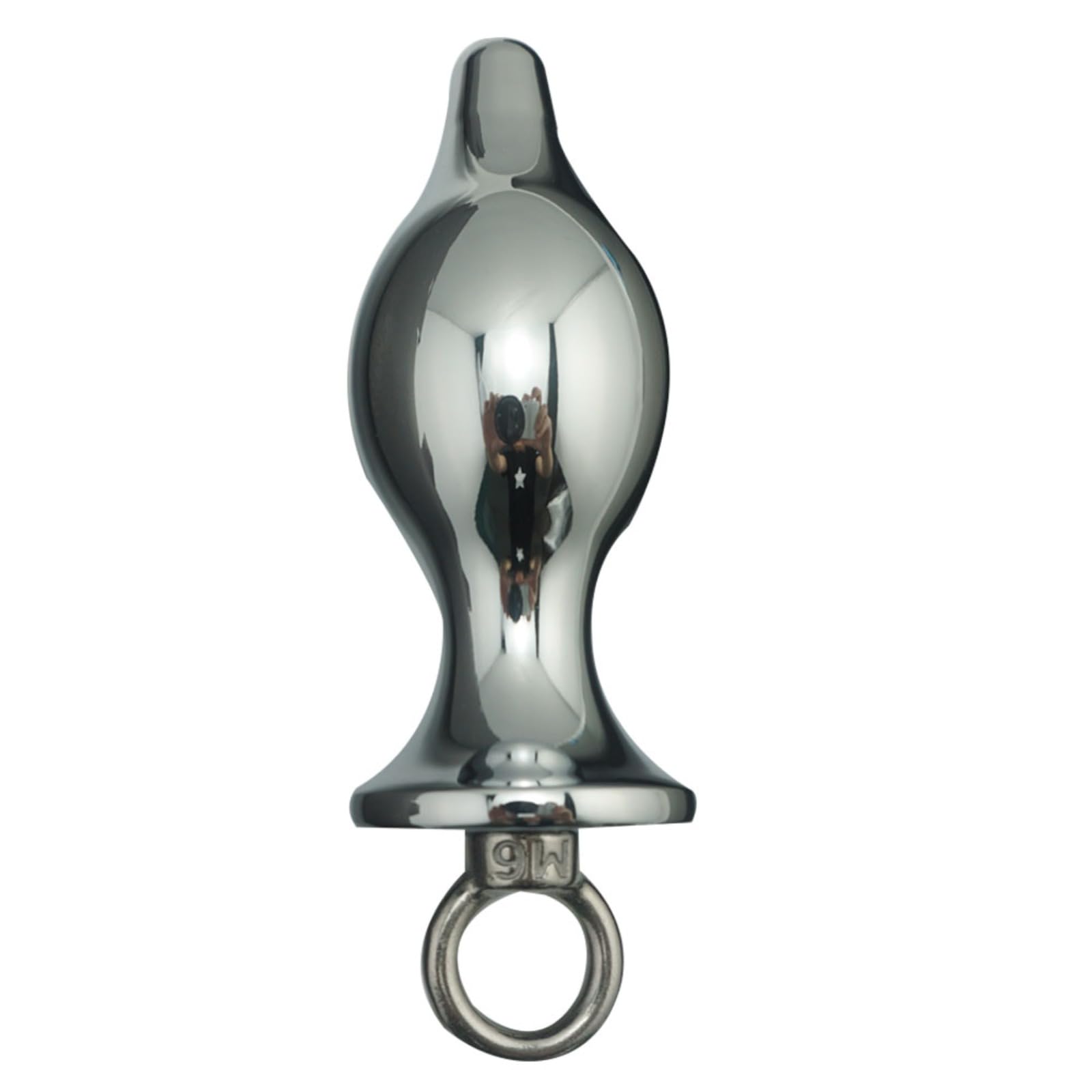 Spina anale 3pcs set grande medio piccolo anello di trazione in metallo di cristallo plug anale in acciaio inossidabile argento butt plug giocattoli del sesso