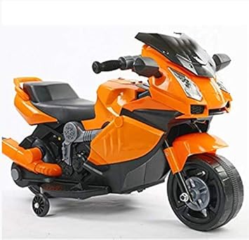 Oh Baby Mini Ninjaa Superbike Electric Bikes Rechargeable Battery Operated | Ride-on Bike and Baby Ride on/Kids Ride on Toys | Kids Bike (Orange)