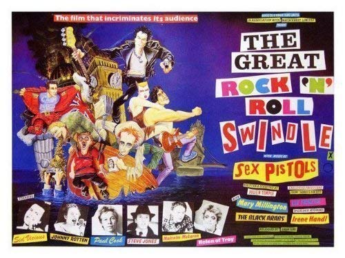 Sex Pistols Great Rock n Roll Swindle Poster - 40 X 30 CMS ( Ca 