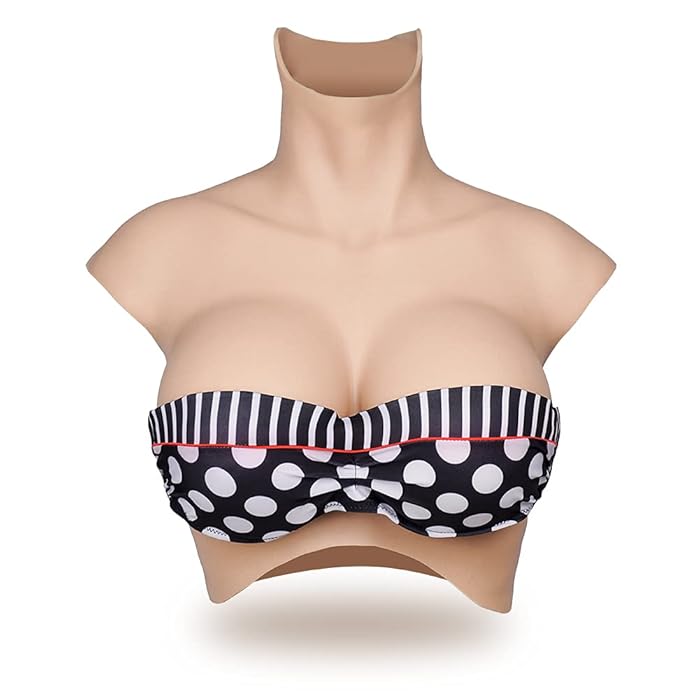 Drag Queen Piastra Per Il Seno In Silicone Cosplay Tette Finte - Foto 9