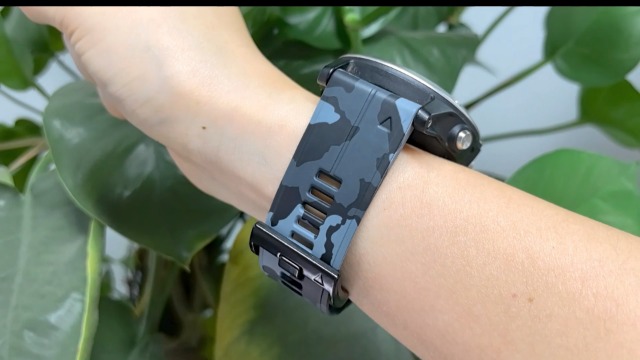 Quickfit Silikon-Armband 22 Mm Für Garmin Fenix 6/7/5, Instinct 2, Forerunner 935/945 – Wasserfest & Atmungsaktiv