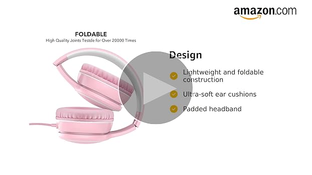 Amazon.com: RORSOU R10 Over-Ear Headphones with Microphone