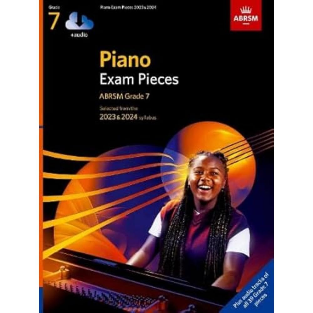 Piano Exam Pieces 2023 & 2024, ABRSM Grade 7, with audio by ABRSM (Sheet music)