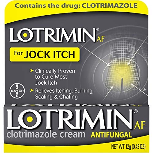 Lotrimin AF Jock Itch Antifungal, Jock Itch, and Athlete's Foot Cream, 0.42 Ounce (Pack of 1) (Packaging May Vary) #1