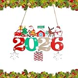 Décoration polyvalente pour votre maison : utilisez ces décorations de porte de Noël pour décorer les portes ou les murs. Le crochet en bois supplémentaire est idéal pour une cheminée, une étagère ou une table. Cette combinaison est la solution parfaite pour une décoration de Noël harmonieuse suspendue et debout pour décorer un mur de porte de Noël et répandre une ambiance festive partout.