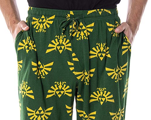 Nintendo Men's The Legend of Zelda Hyrule Crest Soft Touch Cotton Pajama Pants3