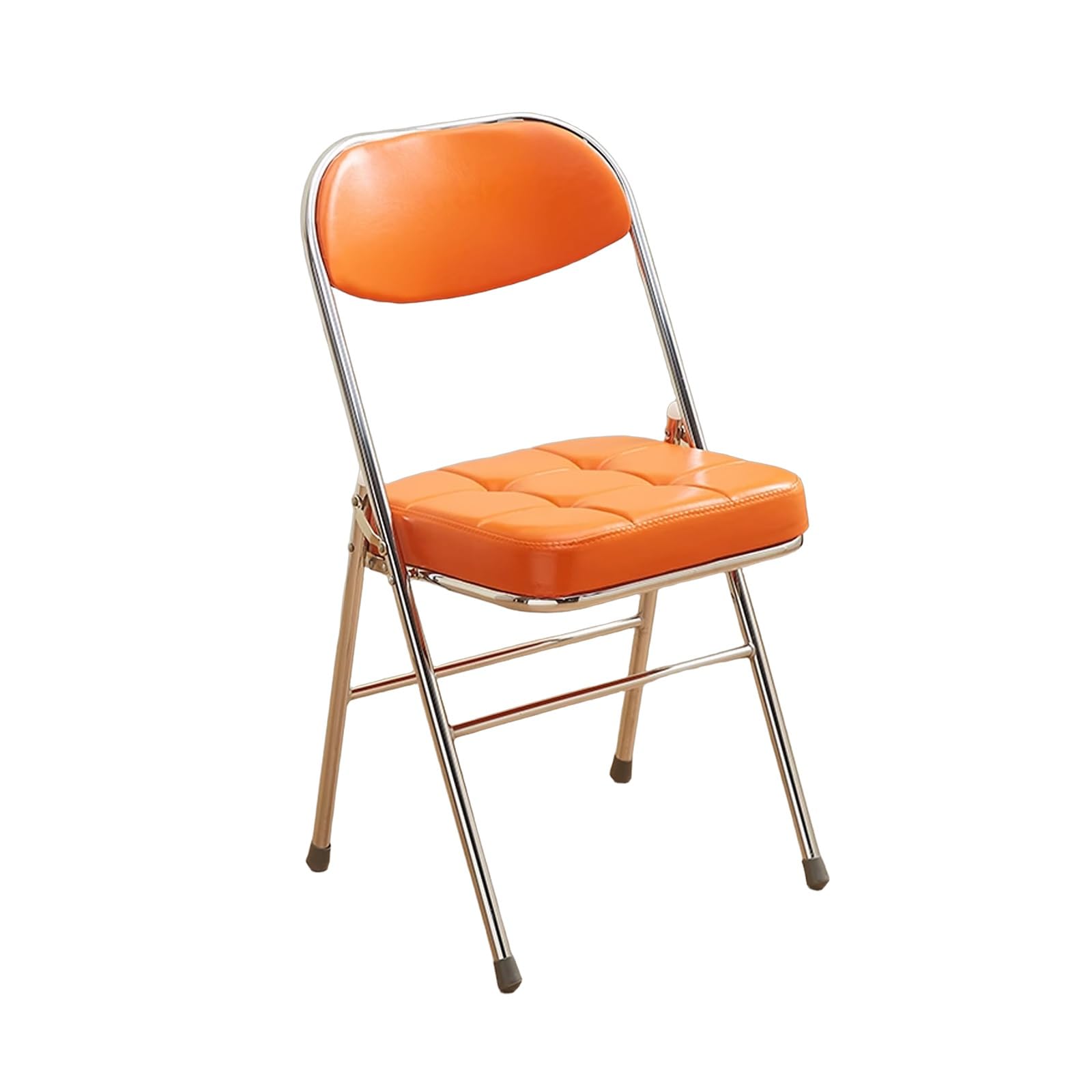 Sedie pieghevoli con cuscino imbottito, capacità 90,7 kg, portatili e leggere, facili da pulire, per ufficio, matrimoni, feste, patio, eventi da pranzo