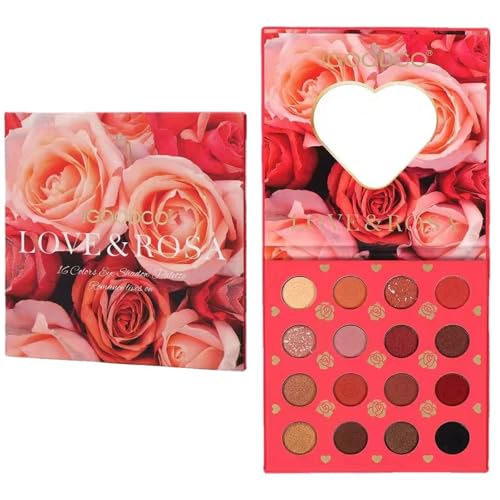 Professional Makeup Highlight & Contour Pro Palette, Polvo Contour Kit, 16 mate difuminable y nacarado rosa