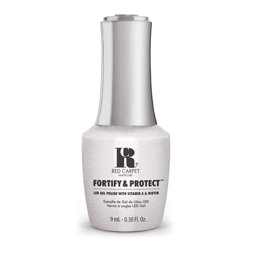 RC Red Carpet ManicureFortify & Protect Co-Starring Color LED Nail Gel Color, 0.3 Fl Oz
