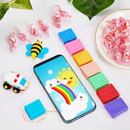 Image of CiaraQ Polymer Clay Kit, Mini Modeling Clay Set | for Kids /Beginners / Artist, 12 colors