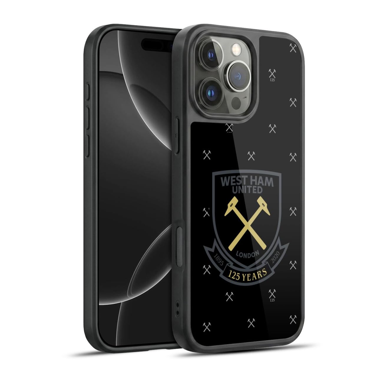 Coque Gel West Ham iPhone 16 Pro Max Head Case - 8