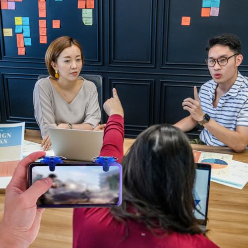 HOMSFOU Disparador De Juego Móvil Portátil Ligero Controlador De Botón Compatible con La Mayoría De Teléfonos Inteligentes Accesorios para Juegos Móviles Experiencia Mejorada - imagen 8