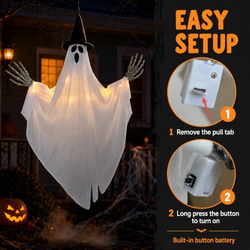 LED Halloween Decorations Outdoor Indoor - 31.5 x 35.43 in - image 3