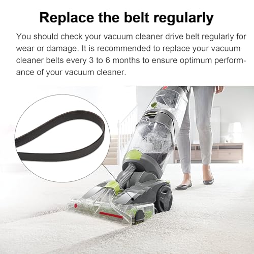 Correas de repuesto arreglan rodillo parado en Hoover Dual Power Max 7