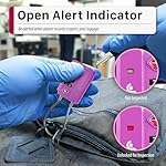 Fosmon Luggage Locks TSA Approved for Luggage & Suitcase, 4 Digit Mini Cable Locks Long Wire Padlock with 4 Combinations and Easy Reset Switch for Travel, Gym Locker, Gun Case, Backpack Zipper- 4 Pack - Image 4