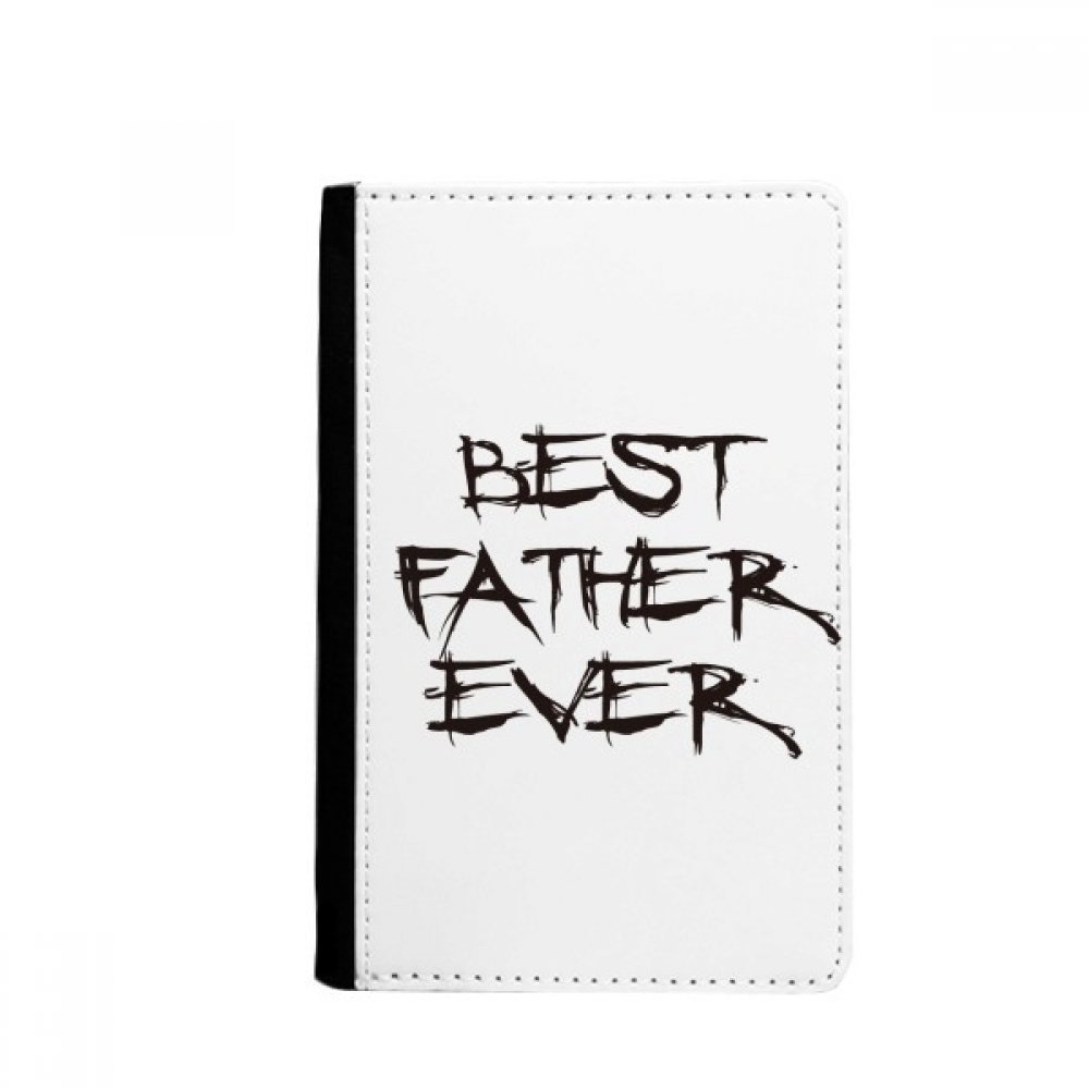 DIYthinker Best Father Ever Dad Festival Quote Passport Holder Notecase Burse Wallet Cover Card Purse