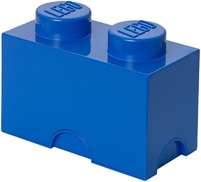 LEGO Storage Brick Multi Pack (4 Piece), Bright Red/Bright Blue/Bright Yellow/White (40150601)