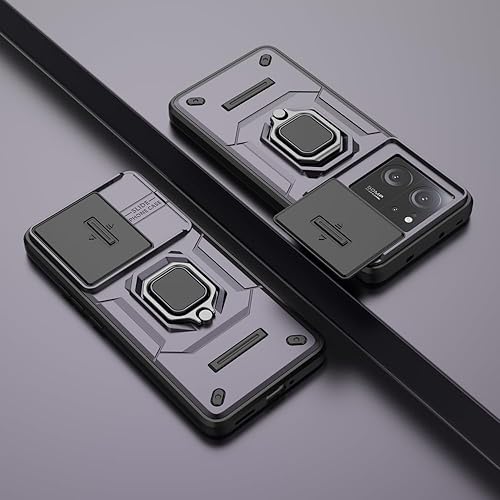 Vista 199 de Compatible con carcasa de soporte Honor 90 5G, con cubierta deslizante para lente de cámara compatible con funda Honor 90 5G REA-AN00 REA-NX9