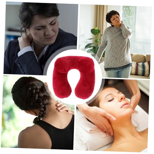 Almohada inflable cuello soporte ergonómica 30 cm miniatura 6