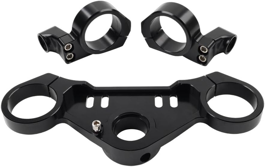 Cnwaga3 1set Aluminum Front Fork End Lowering Triple Tree Upper Top Clamp Black for APRILIA RS660 2021-22 23 Motorbike