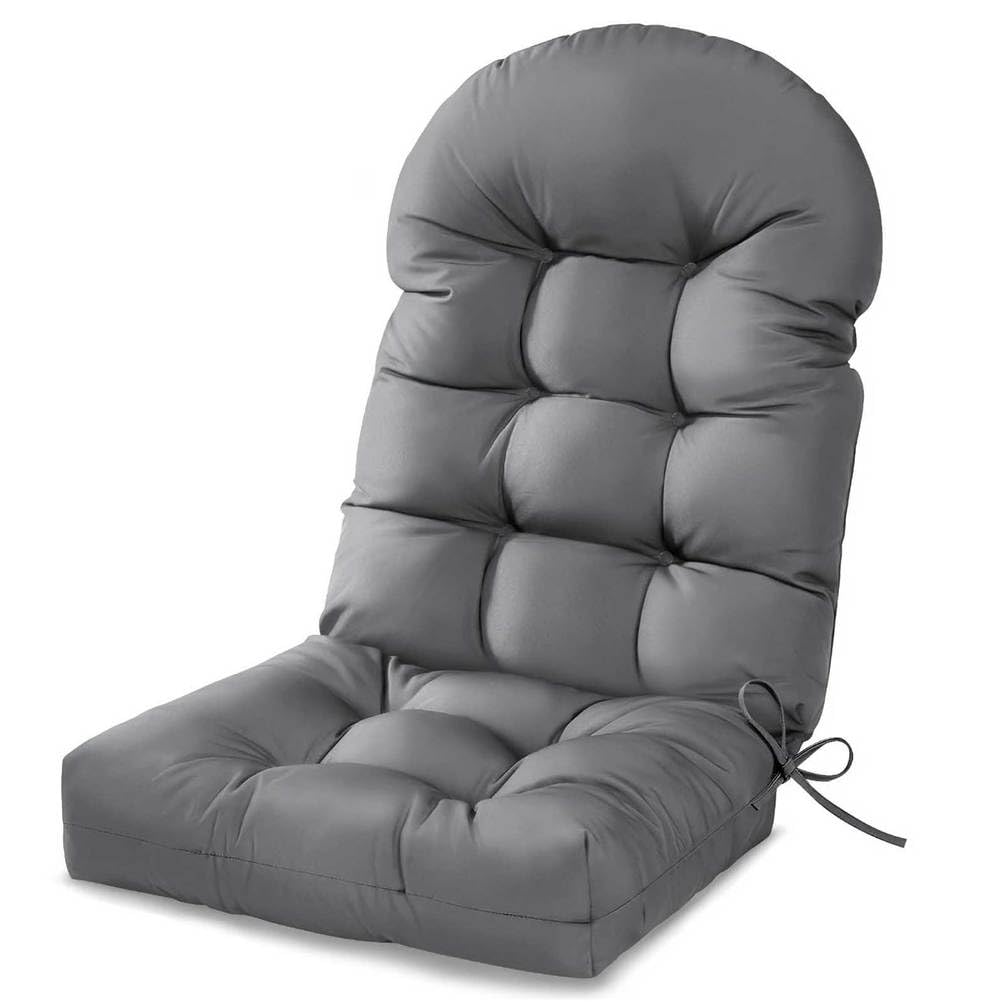 Coussins pour Fauteuil à Bascule, Ensemble de Coussins de Remplacement Résistants à l'eau pour Fauteuil à Bascule pour Terrasse, Porche et Jardin, Coussins d'intérieur/Extérieur ,Dark Gray,1 Piece