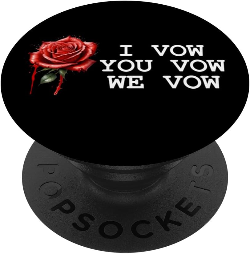 PopSockets PopWallet for MagSafe - Dark Romance Spicy Book Smut, Vow We Vow