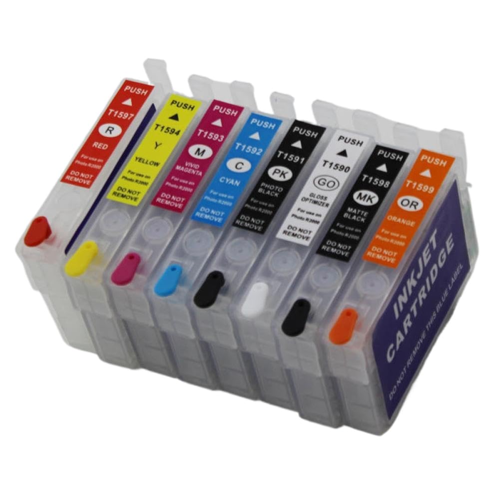 Cartucce Inchiostro Ricaricabili T159 159 Vuote Con Chip ARC Compatibili Con Epson R2000 CIS