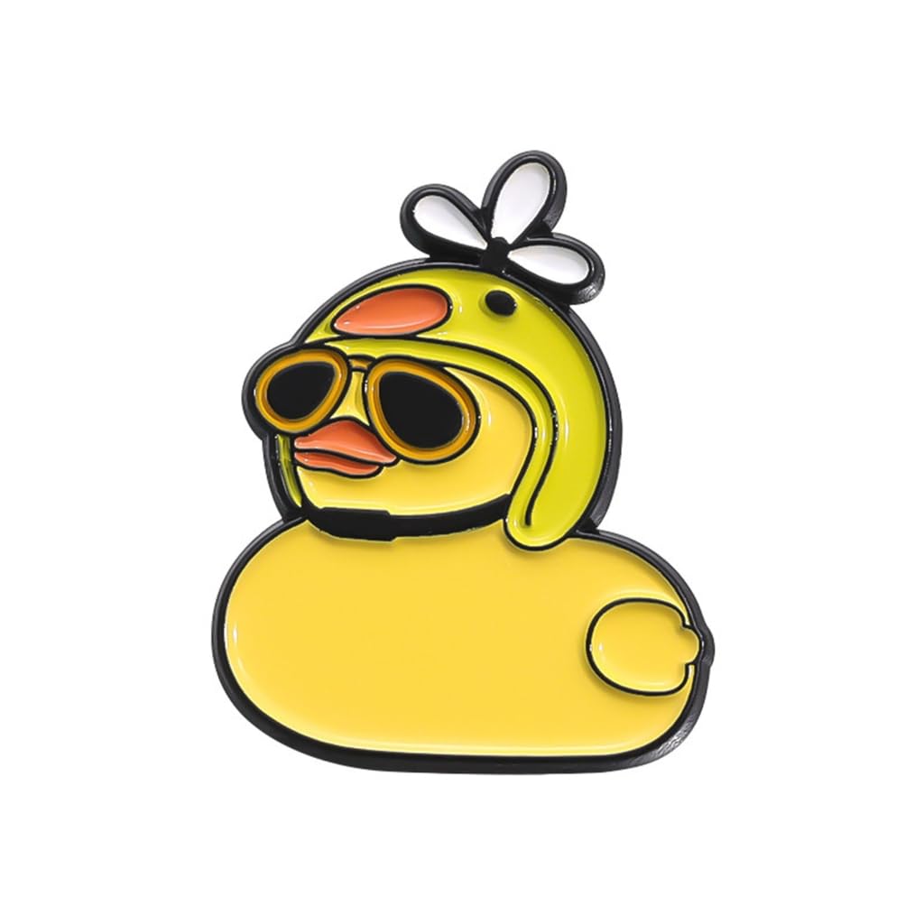 GMBYLBY Adorable Duck Designs Metal Brooch Fun Duckling Craetive Badge Pin For Adding A Touch Of Quirkiness