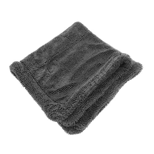 Mikinona Car Wash Towel Dual Microfiber Cleaning Cloth for Cars Water Absorbent Drying Towel Gentle Surfaces Reusable