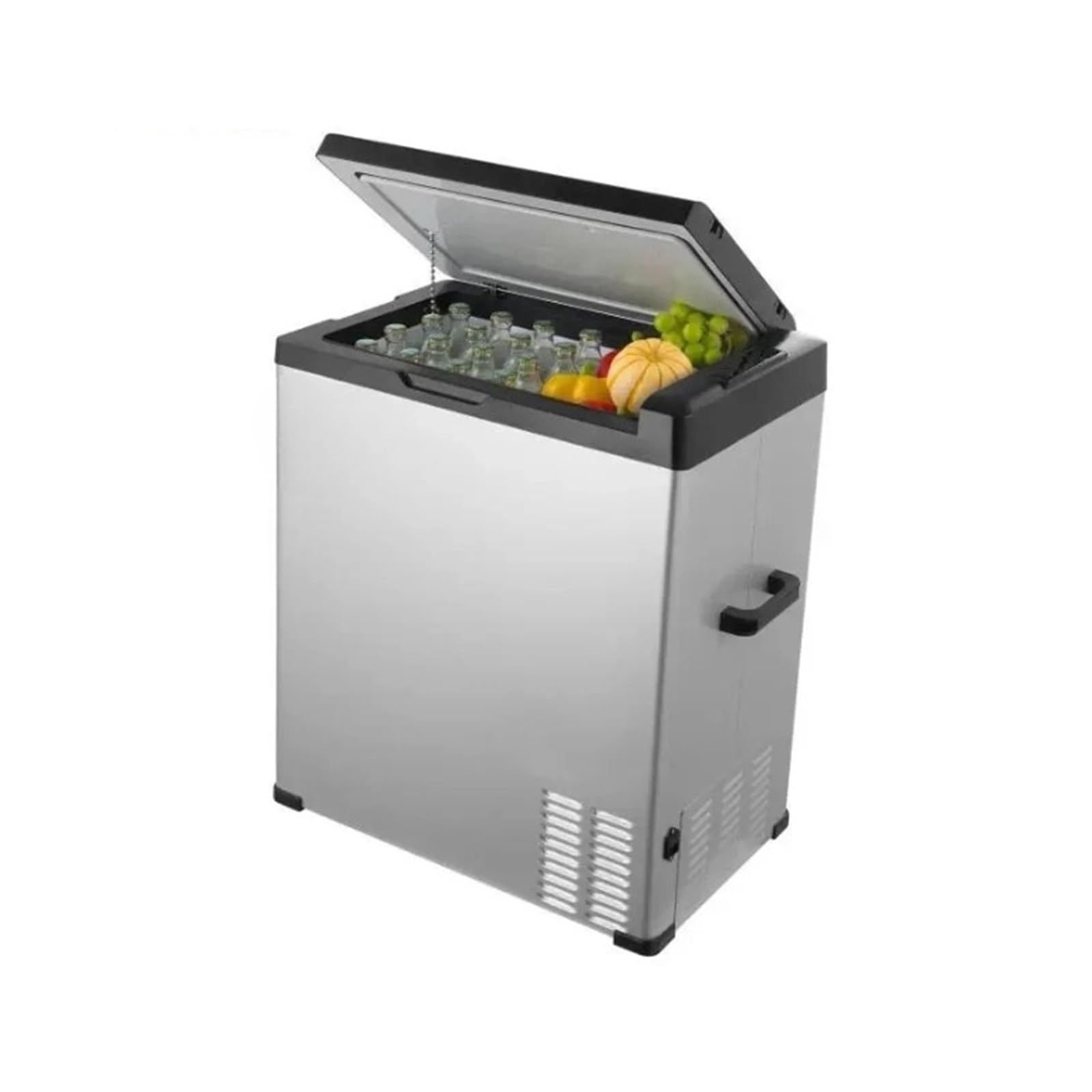 Refrigerador Individual for Coche de 12 V y 70 L, Rango Ajustable de -20 °C a 20 °C, compresor de 12/24 V CC y 100-240 V CA for Camping al Aire Libre y Autocaravana.