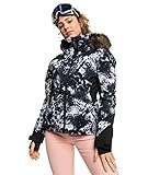 Roxy Damen Outdoorjacke Jet schwarz/weiß/dunkelblau L