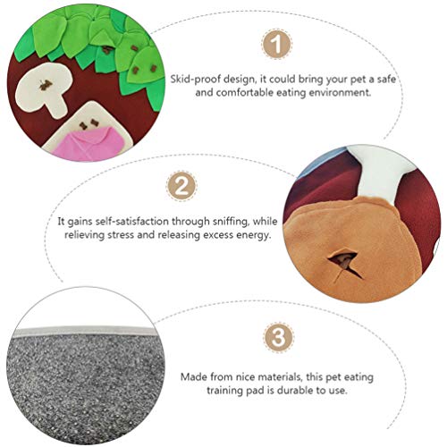 Balacoo Pet Sniffing Brinquedo Pad Tapete para Cachorro Tapete para Animais de Estimação Brinquedo p
