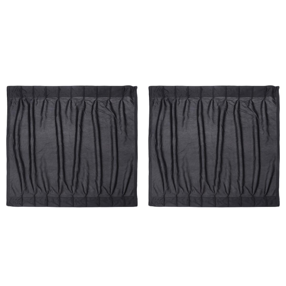 Alasum Copertura Oscurante per Finestrini Auto 2 Pezzi in Poliestere Nero Lega di Alluminio, Resistente All'usura, Riduce la Temperatura, per Protezione Auto in Parcheggio