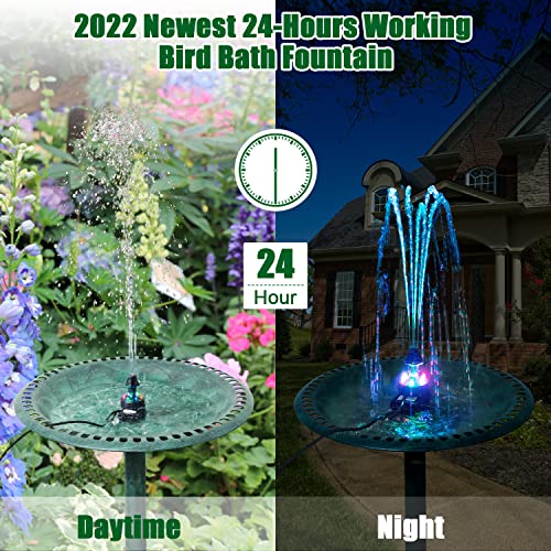 SZMP Fountain Pump Submersible Water Pump 6 Color LED Super Silent