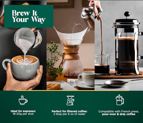 Café en grano colombiano arábica de tueste claro 12 oz miniatura 4