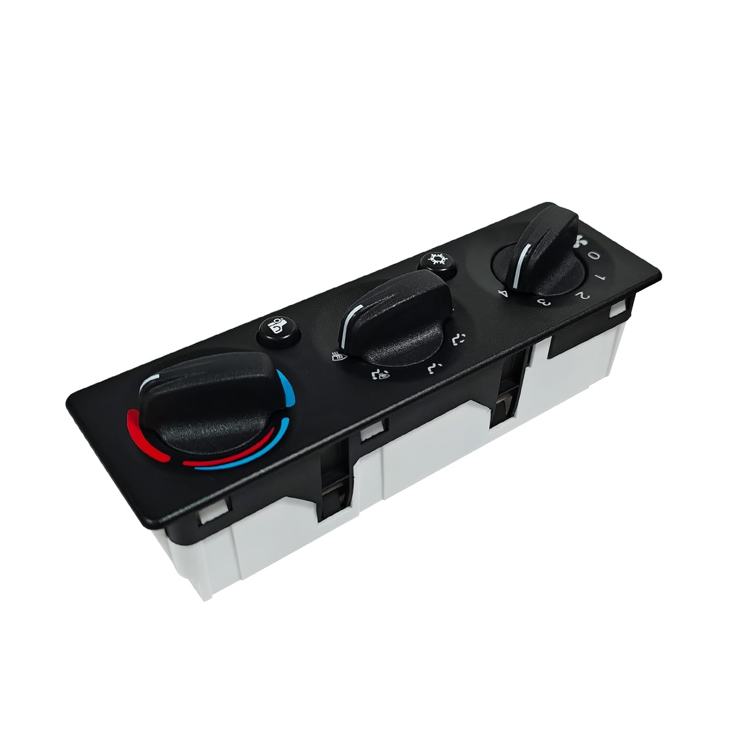 A/C Heater Climate Control Module Panel Compatible with Peterbilt 378 379 2006-2010 385 386 2006-2015 389 2006-2024, HVAC Temperature Control Switch Replace Q21-6012