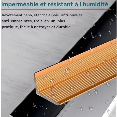 Molduras de aluminio para azulejos de 90 cm y perfiles de protección de paredes 6