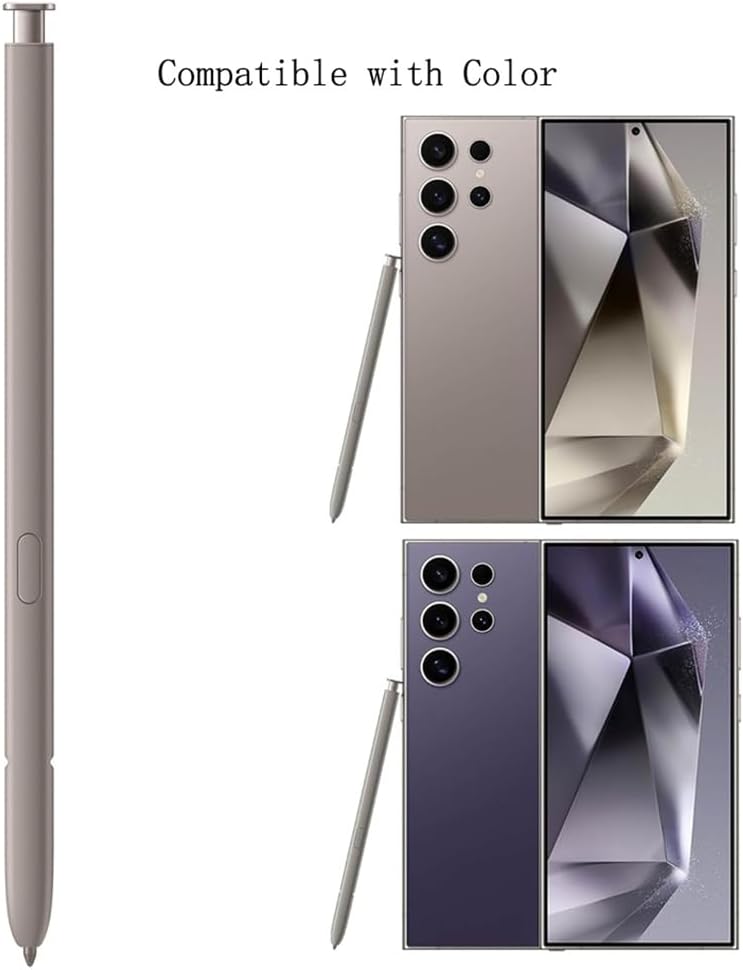 Galaxy S24 Ultra Pen, Stylus Pen for Samsung Galaxy S24 Ultra Stylus Replacement Stylus Pen Bluetooth Pen Orginal (Gray)