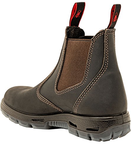 Red back Boots Dark Brown Steel-toed USBOK Size 7.5 US/ 6.5 AU (on pull tags)4