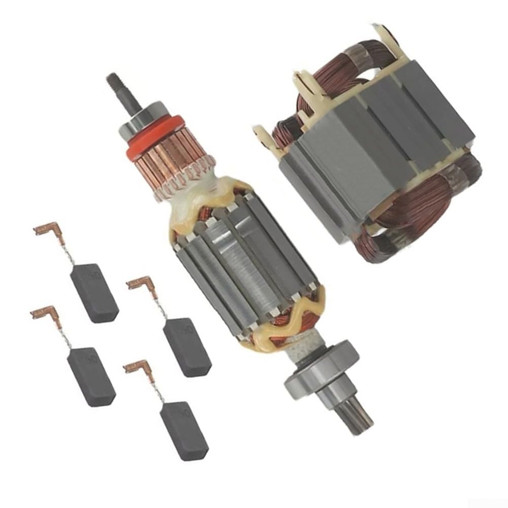 Kit di montaggio statore rotore in metallo Set di spazzole di carbone Parti di ricambio compatibili con componenti per utensili elettrici HR4001C HR4010C HR4011C HR4013C 513633-7